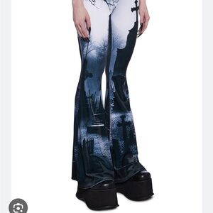 SPOOKY SANCTUARY FLARE PANTS size small